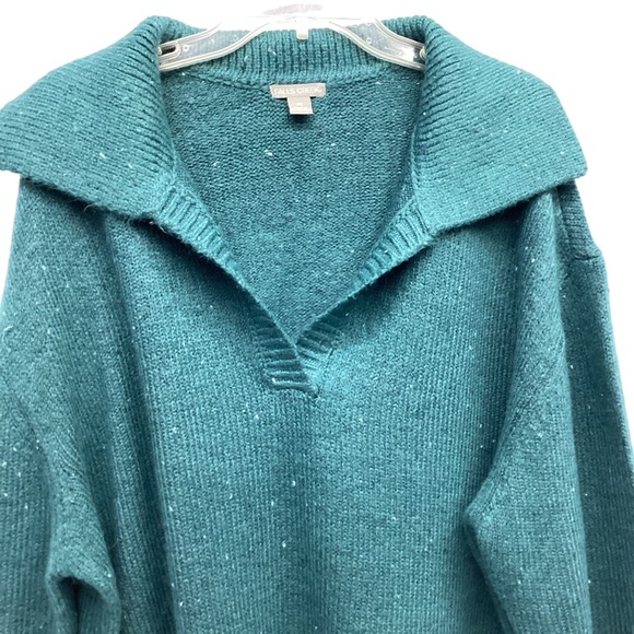 Falls Creek NWT Spruce Green Collared Sweater Plus size 2X - Picture 2 of 8